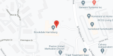 Brookdale Harrisburg in google map