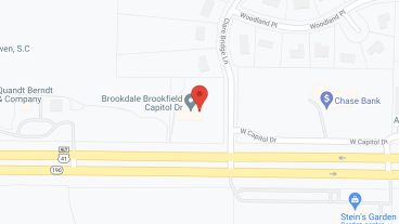 Brookdale Brookfield Capitol Drive in google map