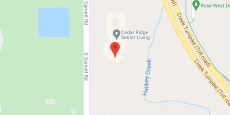 Cedar Ridge Senior Living in google map