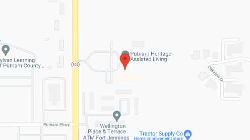 Map of the neighborhood around Putnam Heritage