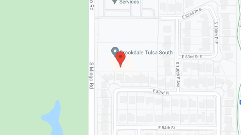 Map of the neighborhood around Oxford Springs Tulsa Assisted Living