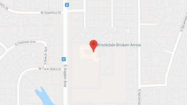 Brookdale Broken Arrow in google map