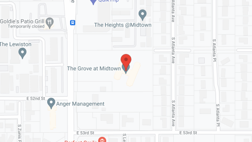 Map of the neighborhood around The Grove at Midtown