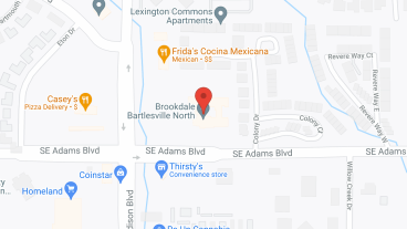 Brookdale Bartlesville North in google map