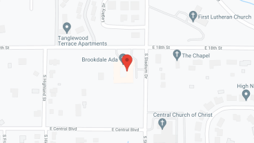 Brookdale Ada in google map