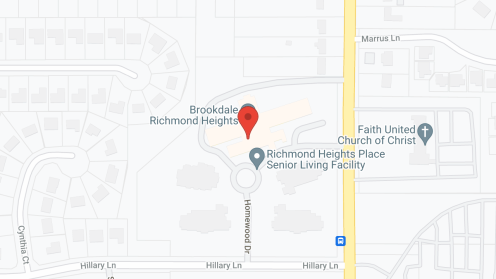 Map of the neighborhood around Richmond Heights Place