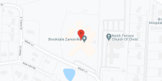 Brookdale Zanesville in google map
