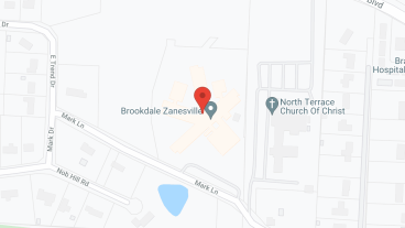 Brookdale Zanesville in google map