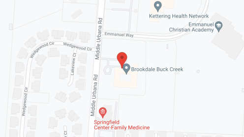 Map of the neighborhood around Brookdale Buck Creek
