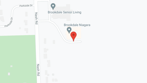 Map of the neighborhood around Brookdale Niagara (MC)