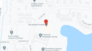 Brookdale Findlay in google map