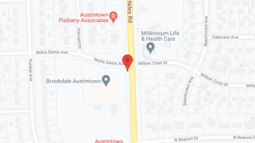 Brookdale Austintown in google map