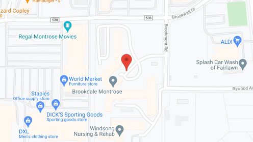 Map of the neighborhood around Brookdale Montrose (Offering HealthPlus)