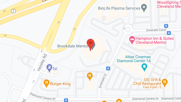 Brookdale Mentor (Offering HealthPlus) in google map