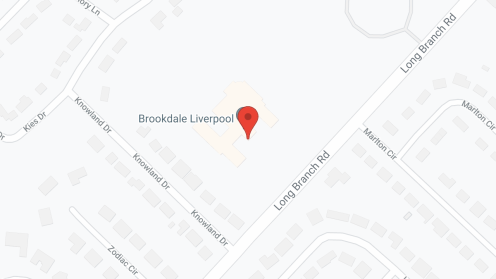 Map of the neighborhood around Brookdale Liverpool