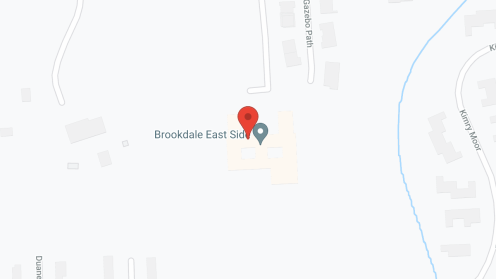 Map of the neighborhood around Brookdale East Side