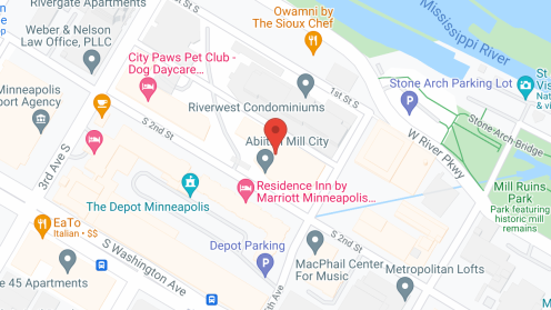 Map of the neighborhood around Abiitan Mill City