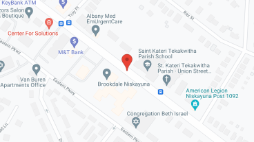 Brookdale Niskayuna in google map