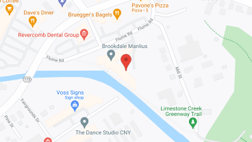 Brookdale Manlius in google map