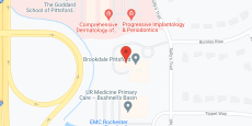 Brookdale Pittsford in google map