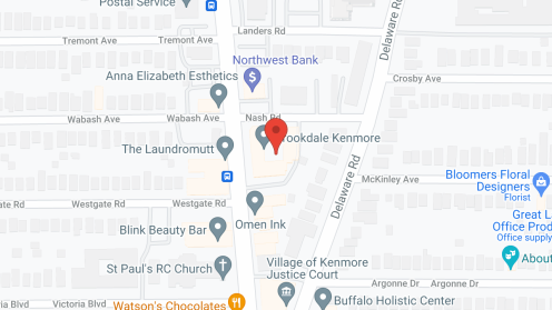 Map of the neighborhood around Brookdale Kenmore