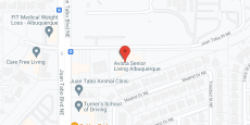 Avista Albuquerque in google map