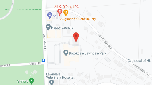 Map of the neighborhood around Brookdale Lawndale Park
