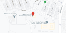 Canyon Winds Independent Living in google map