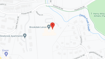 Brookdale Lenoir in google map