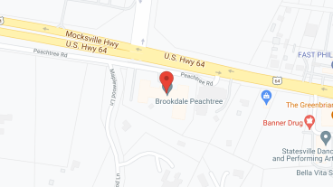 Brookdale Peachtree (AL) in google map