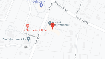 Brookdale Hickory Northeast in google map