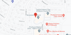 Brookdale Pinehurst in google map
