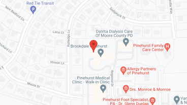 Brookdale Pinehurst in google map