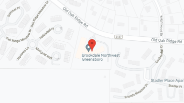 Brookdale Northwest Greensboro in google map