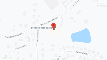Brookdale Reidsville in google map