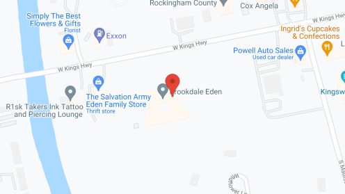Map of the neighborhood around Brookdale Eden