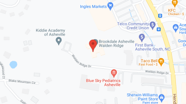 Brookdale Asheville Walden Ridge in google map