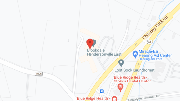 Brookdale Hendersonville East in google map