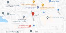 Brookdale North Raleigh in google map