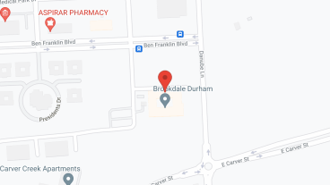 Brookdale Durham in google map