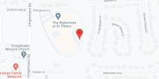 Watermark at St. Peters in google map