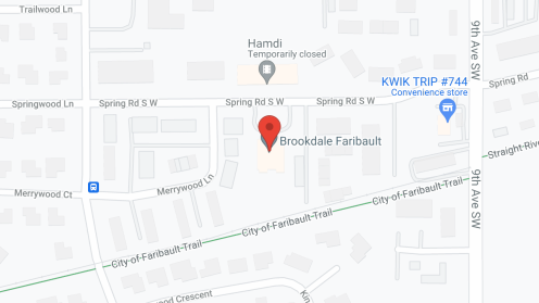 Map of the neighborhood around Brookdale Faribault