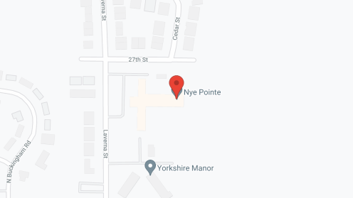 Map of the neighborhood around Nye Pointe