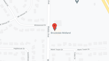 Brookdale Midland in google map