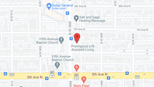 Map of the neighborhood around Prestigious Life Assisted Living