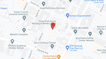 Newark Extended Care Facility in google map