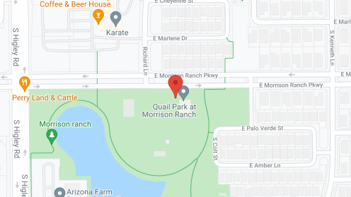 Map of the neighborhood around Quail Park at Morrison Ranch
