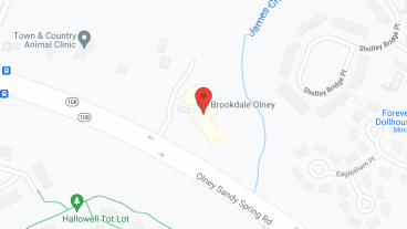 Brookdale Olney in google map