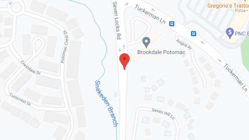 Map of the neighborhood around Brookdale Potomac
