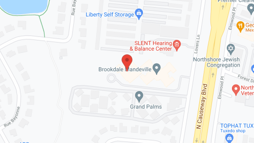 Map of the neighborhood around Brookdale Mandeville